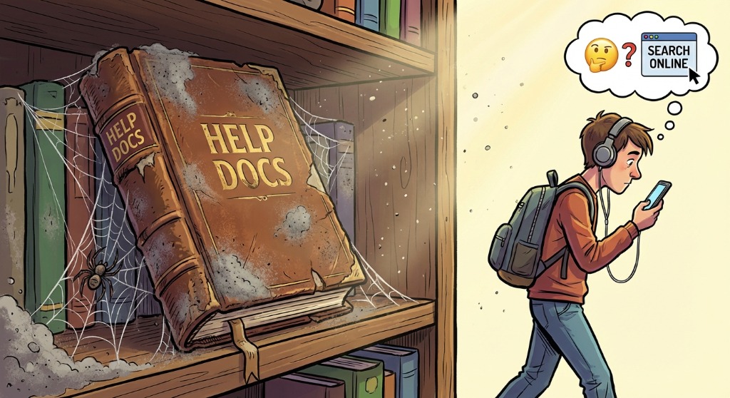 Dusty help docs being ignored